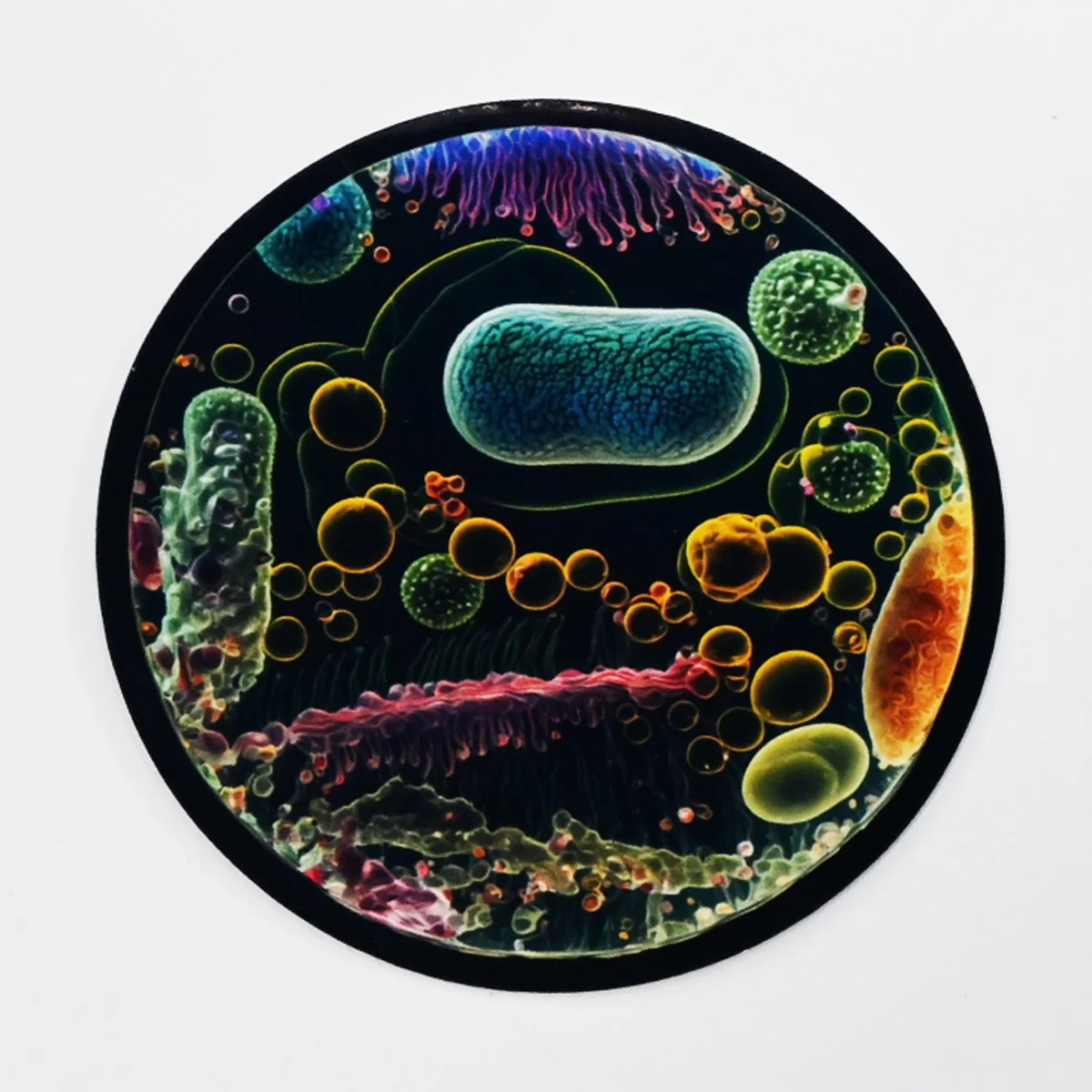 Microbiology sticker