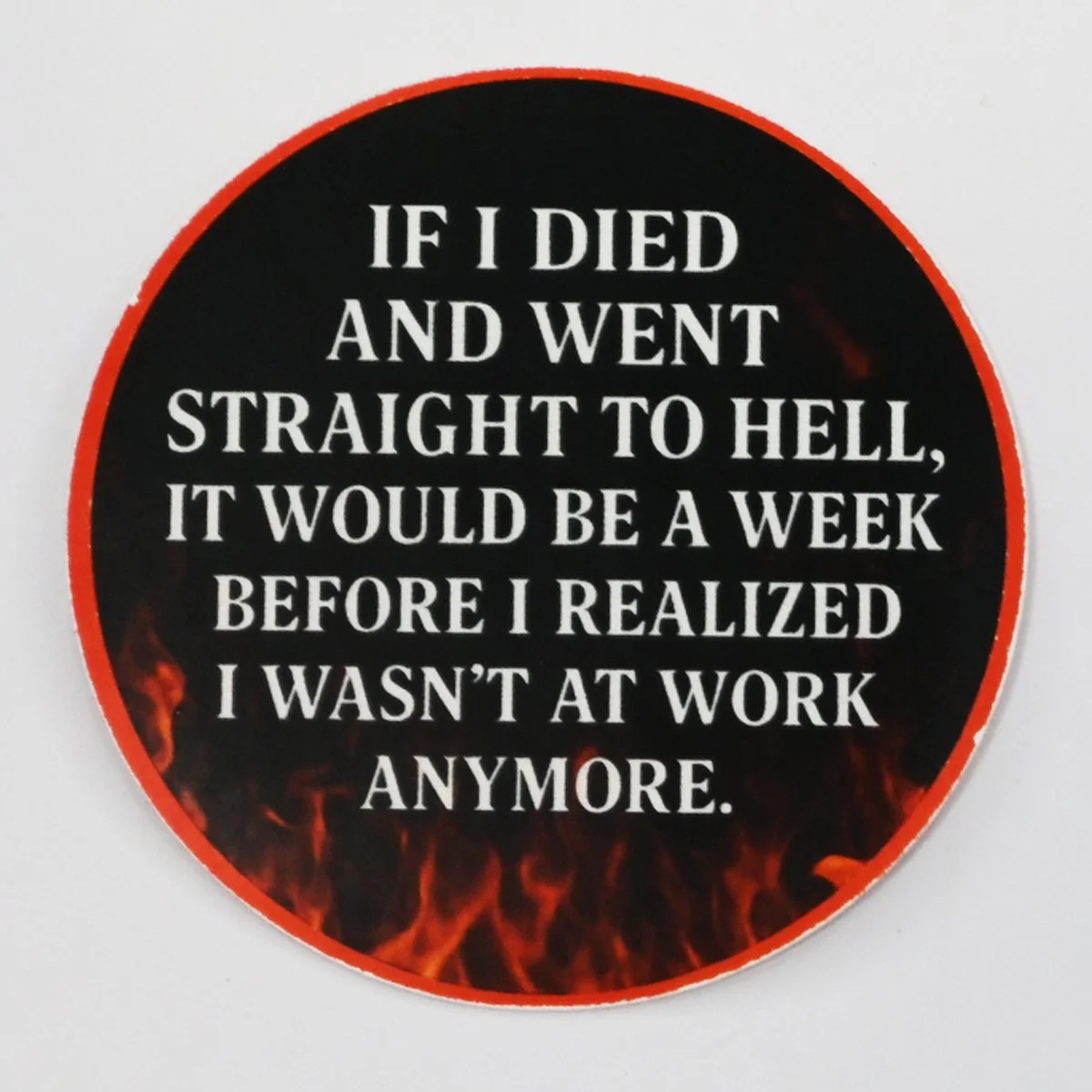 If I died sticker