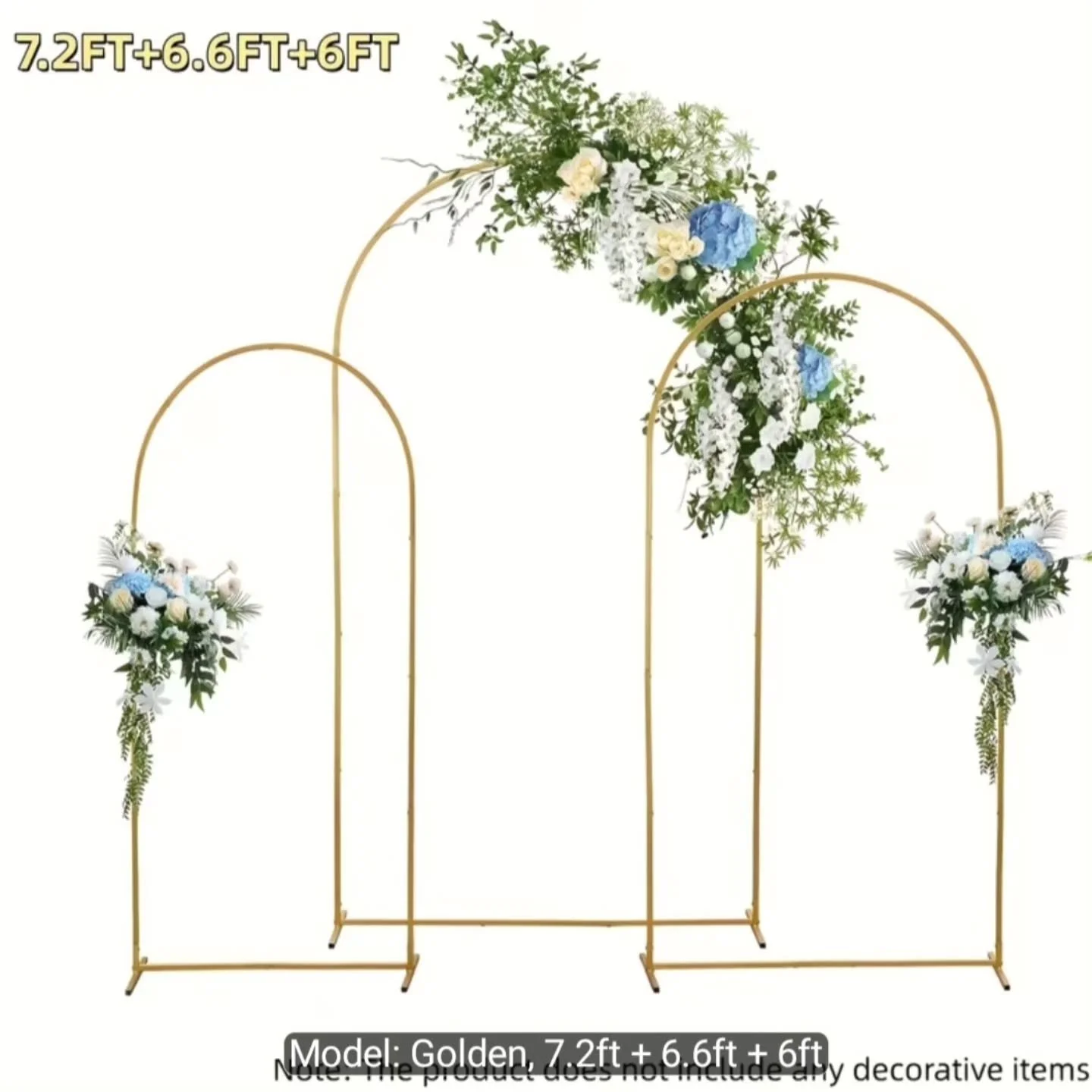 3 pcs Arch backdrop stand for rent fo your next gathering. Perfect backdrop for photos! Decorate it with balloon arches, drapes etc. DM us for more information.

Check out our website www.partypodclt.com for more items and bookings.