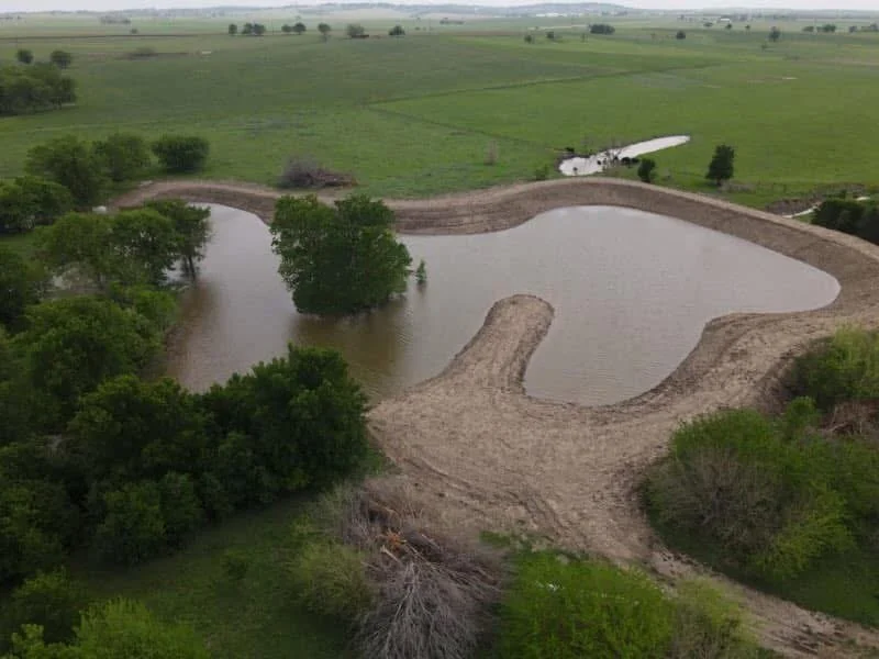 CM Bulldozing Stock Tank Pond Hamilton Texas