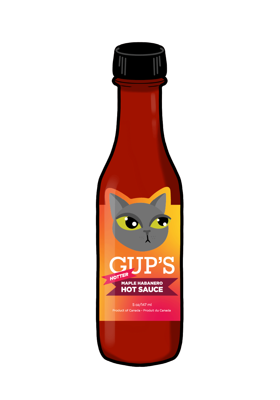 Gup's HOTTER Maple Habanero Hot Sauce