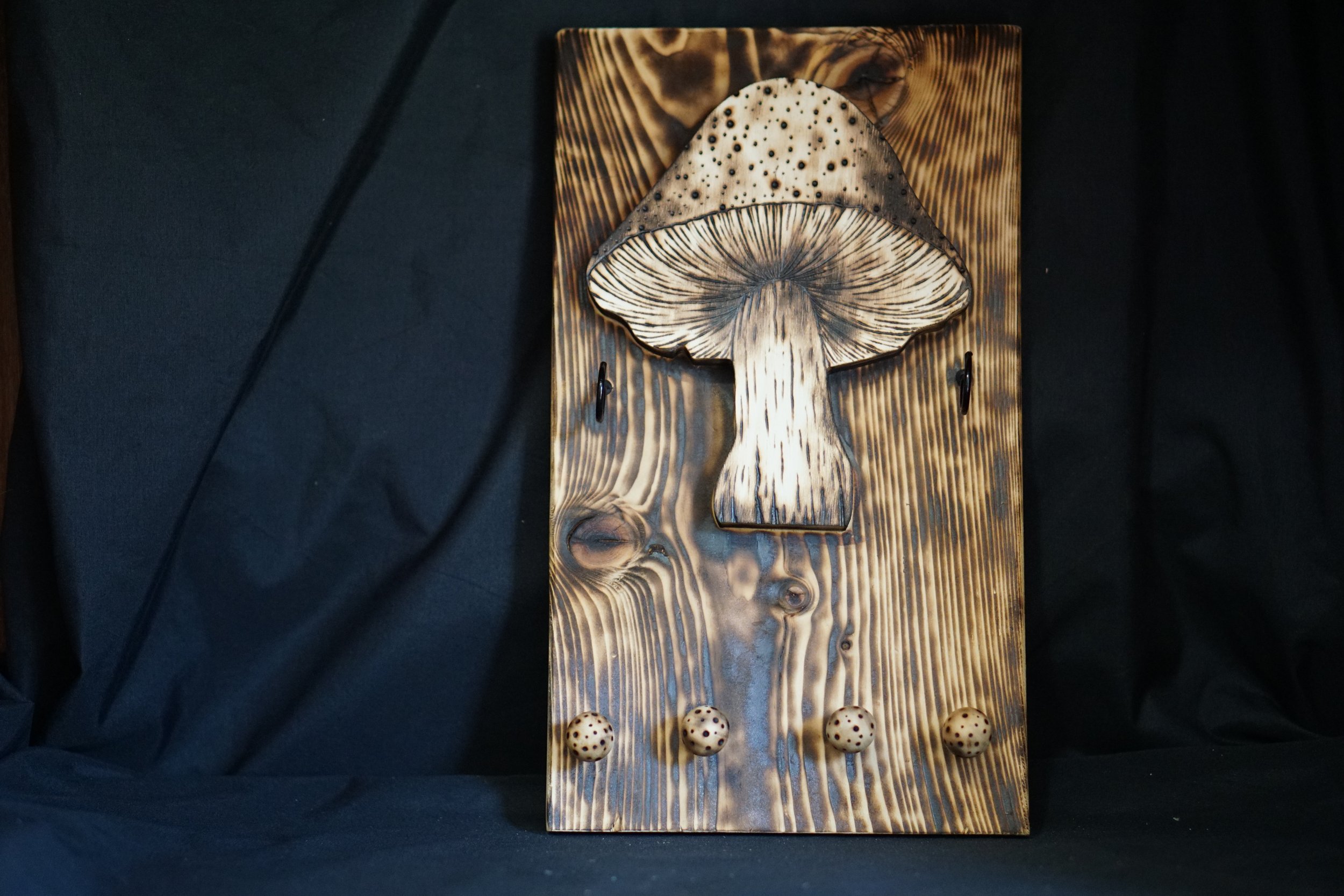 Mushroom Key Rack