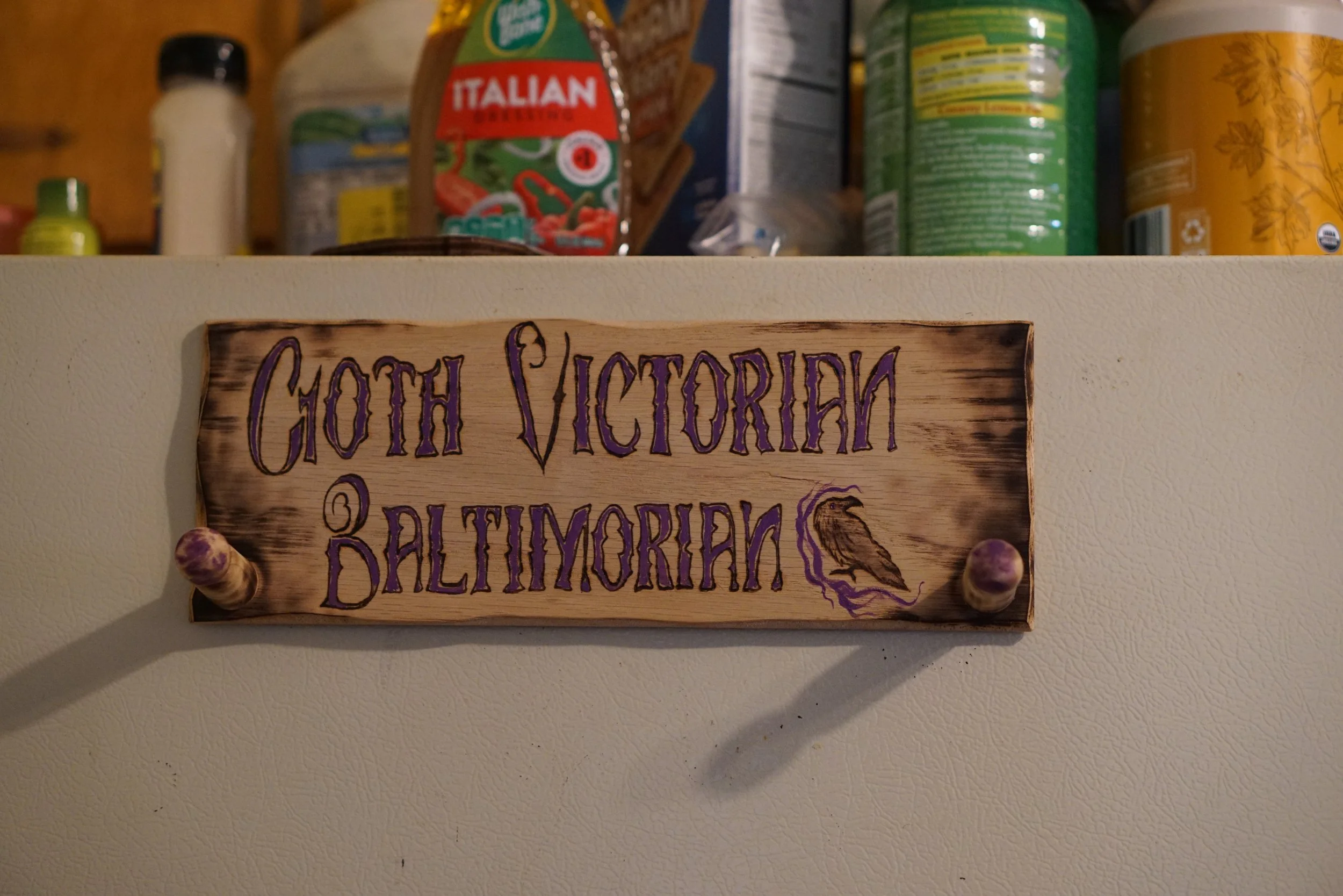 Goth Baltimore utility magnet