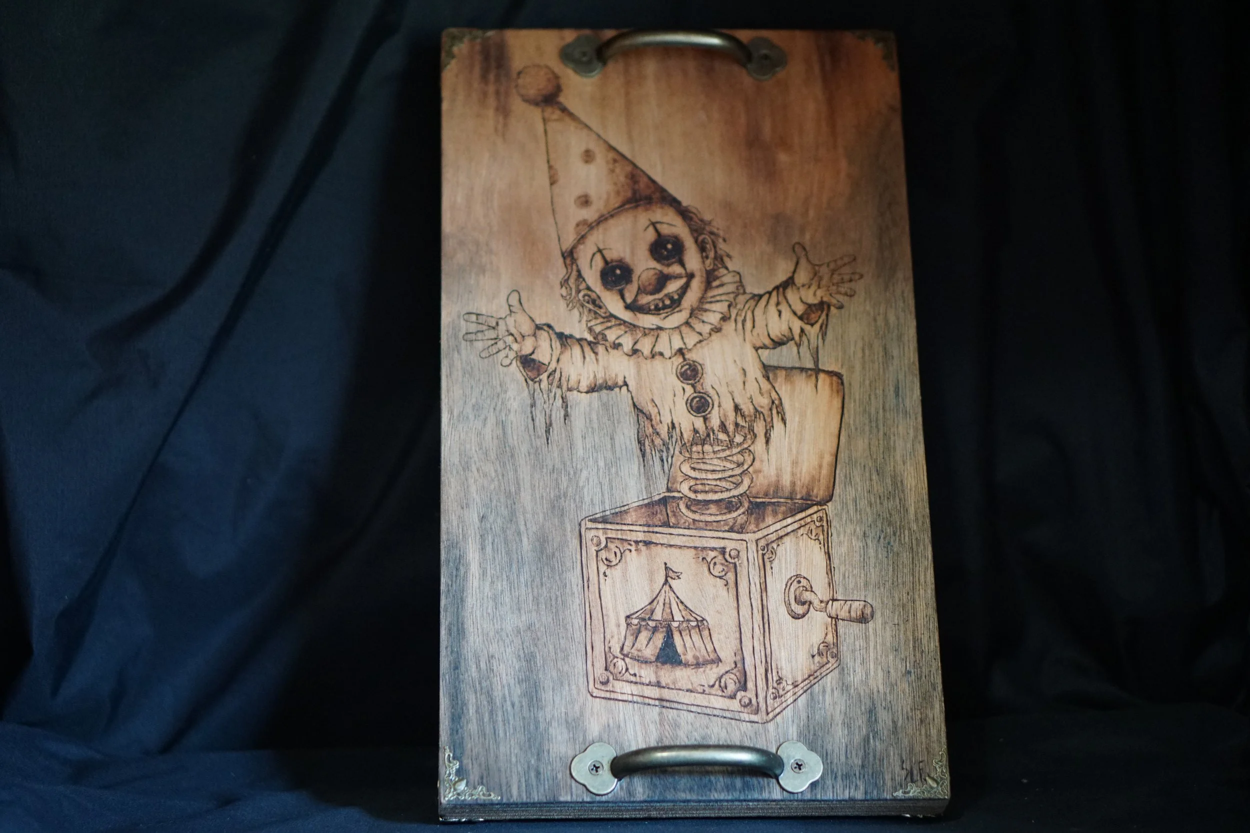 Jack-in-the-Box serving tray