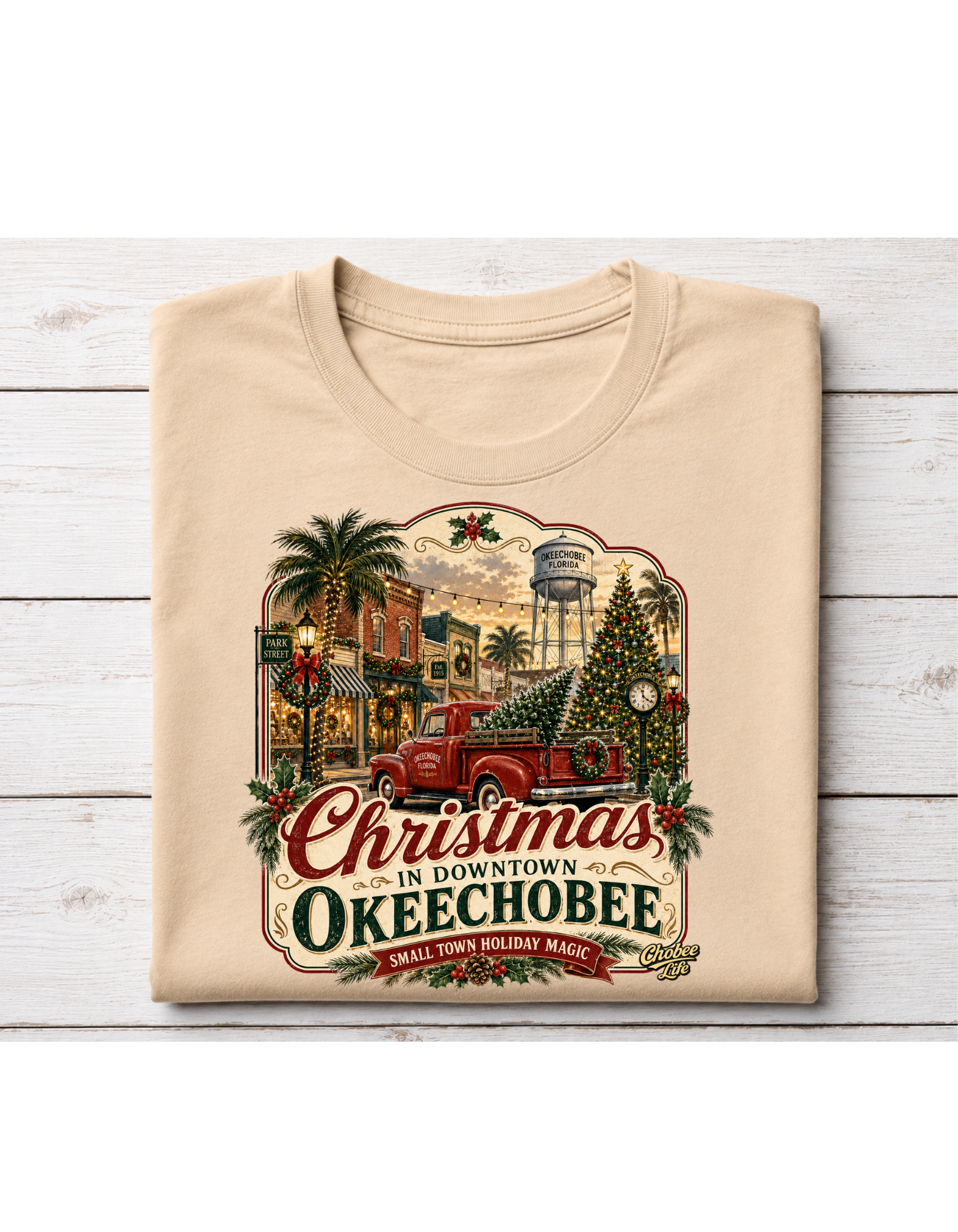 Holiday Magic Okeechobee Christmas T-Shirt