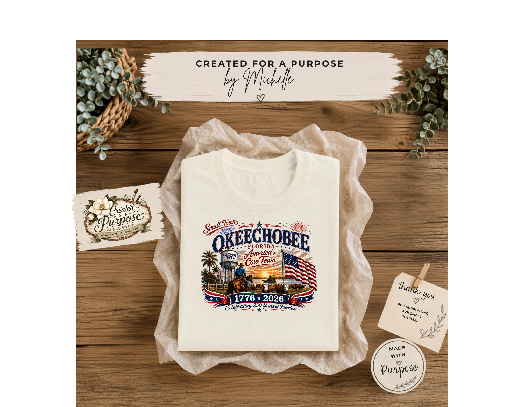 Okeechobee 250th Anniversary T-Shirt