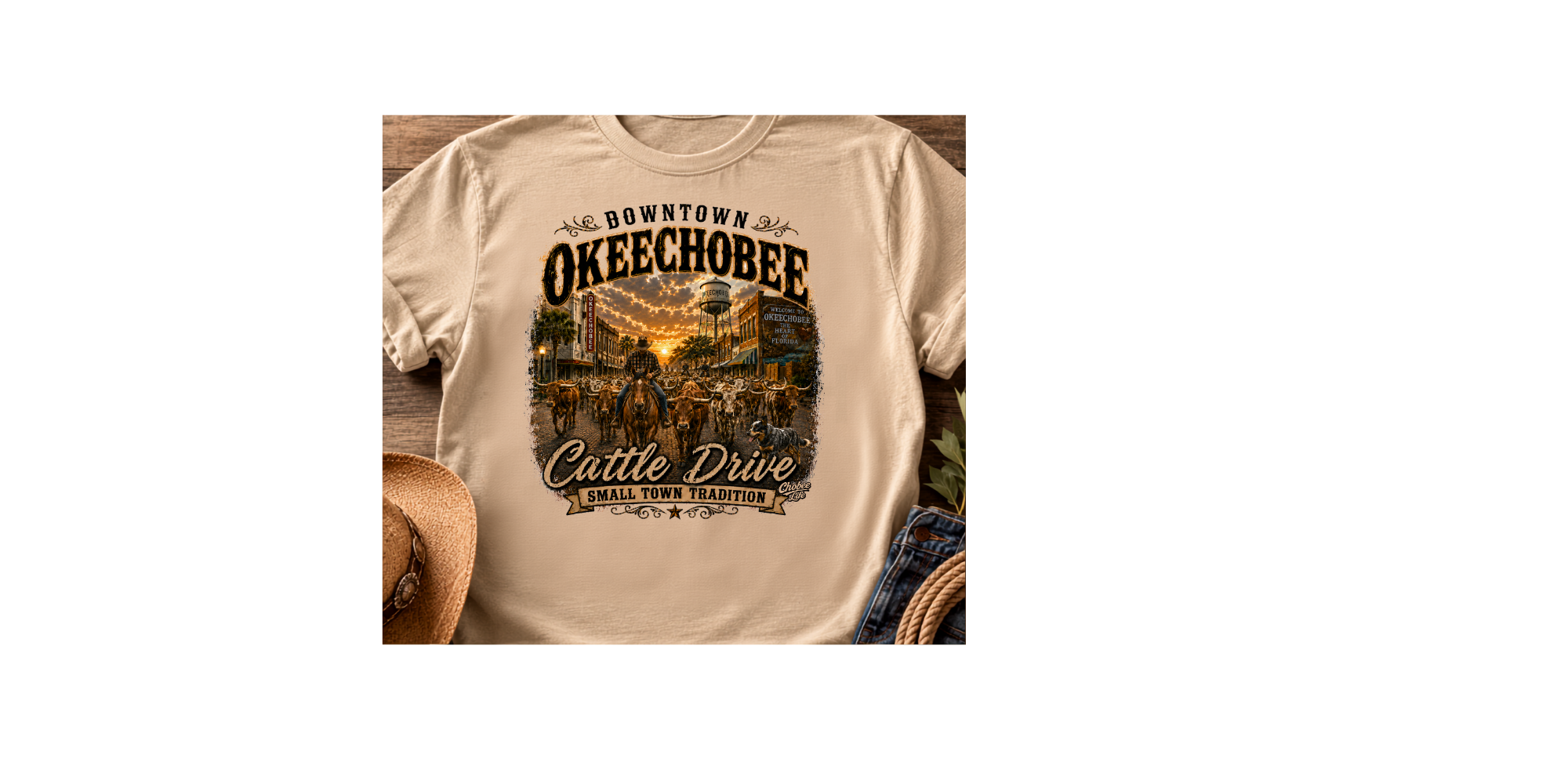 Okeechobee Cattle Drive T-Shirt