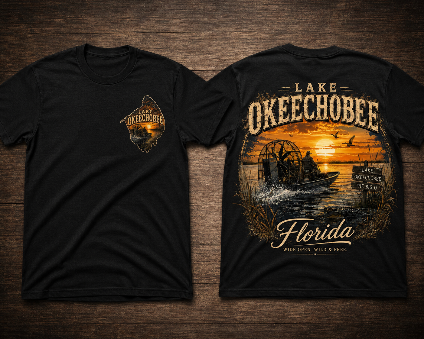 Lake Okeechobee Airboat T-shirt
