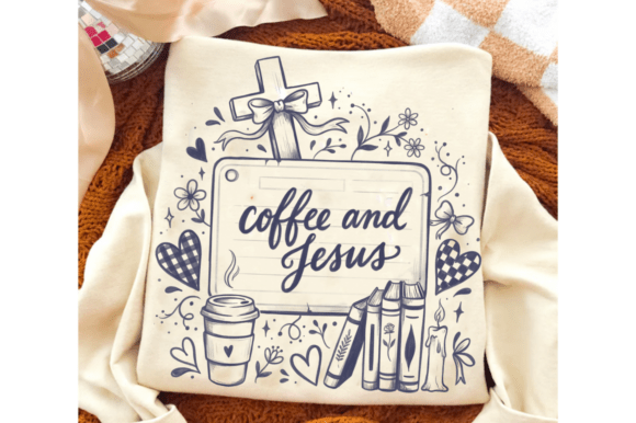 'Coffee and Jesus' Tee
