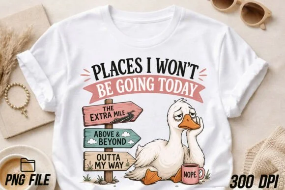 Lazy Day Goose T-Shirt