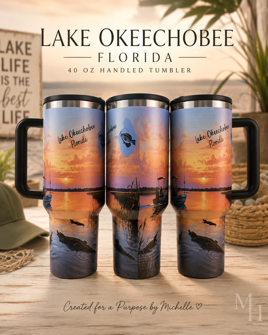 Lake Okeechobee Sunset Tumbler