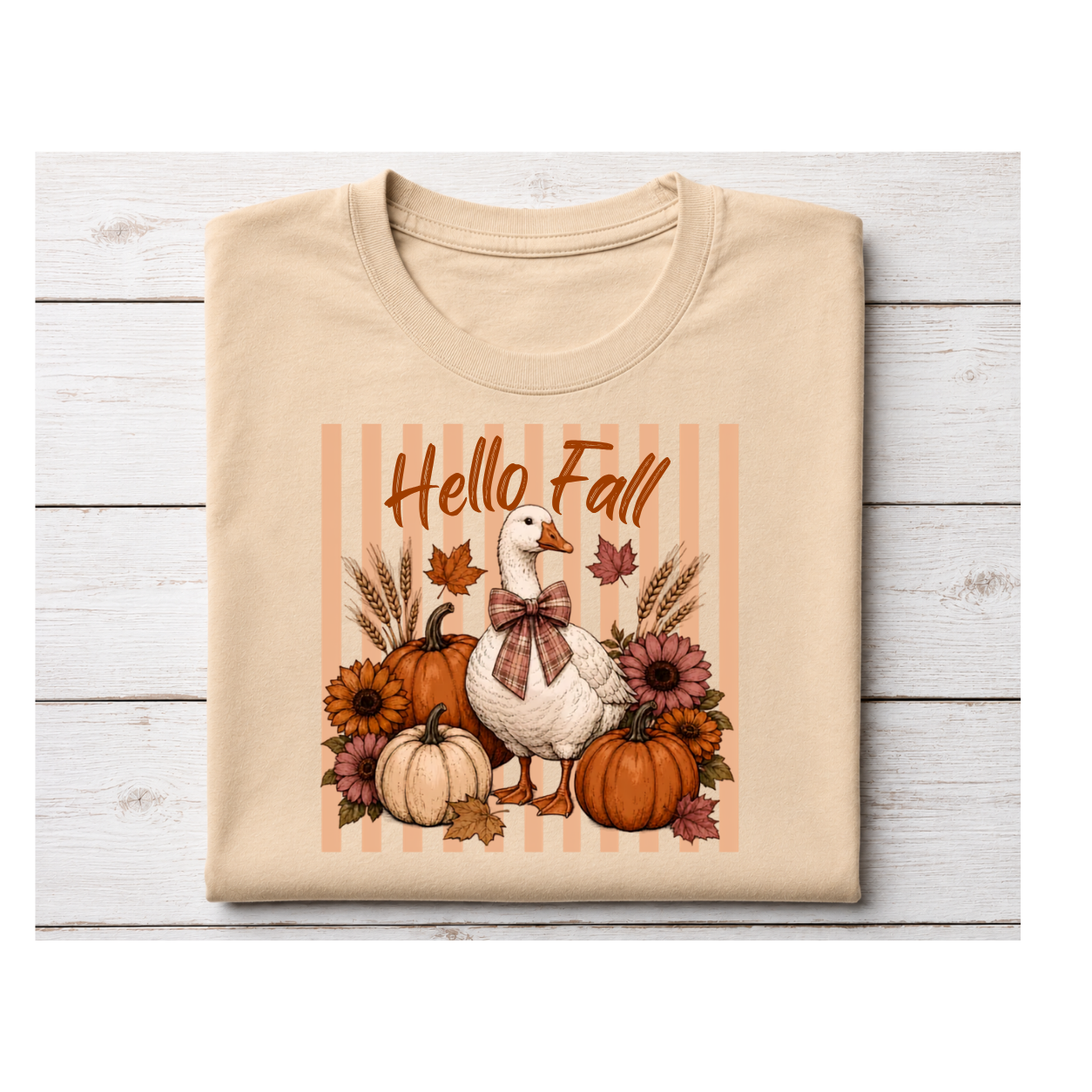 'Hello Fall' Goose T-Shirt