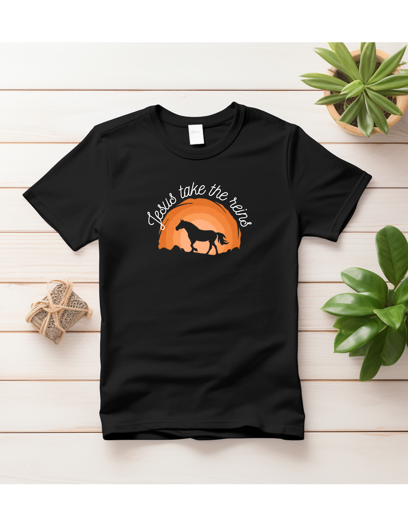 'Jesus Take the Reins' Inspirational T-Shirt