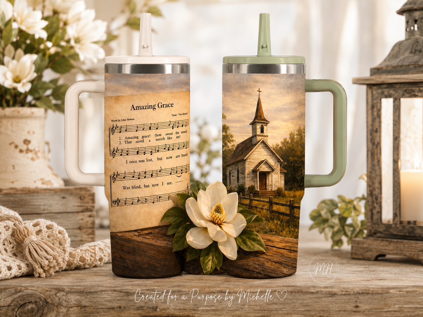 'Amazing Grace' Countryside Tumbler