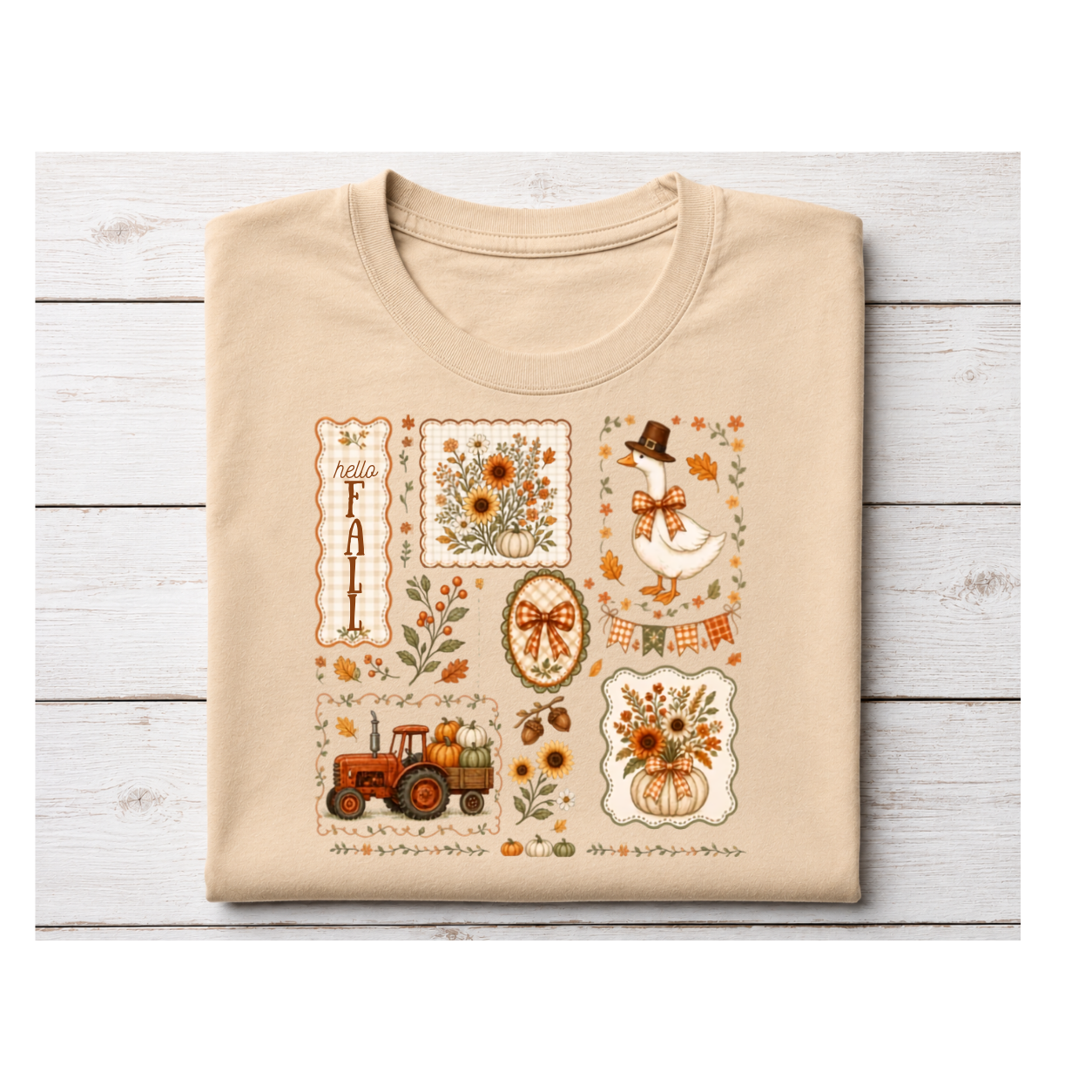 Hello Fall Cozy Graphic Tee