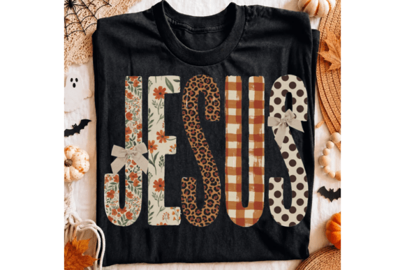 Autumn-Inspired Jesus Graphic Tee