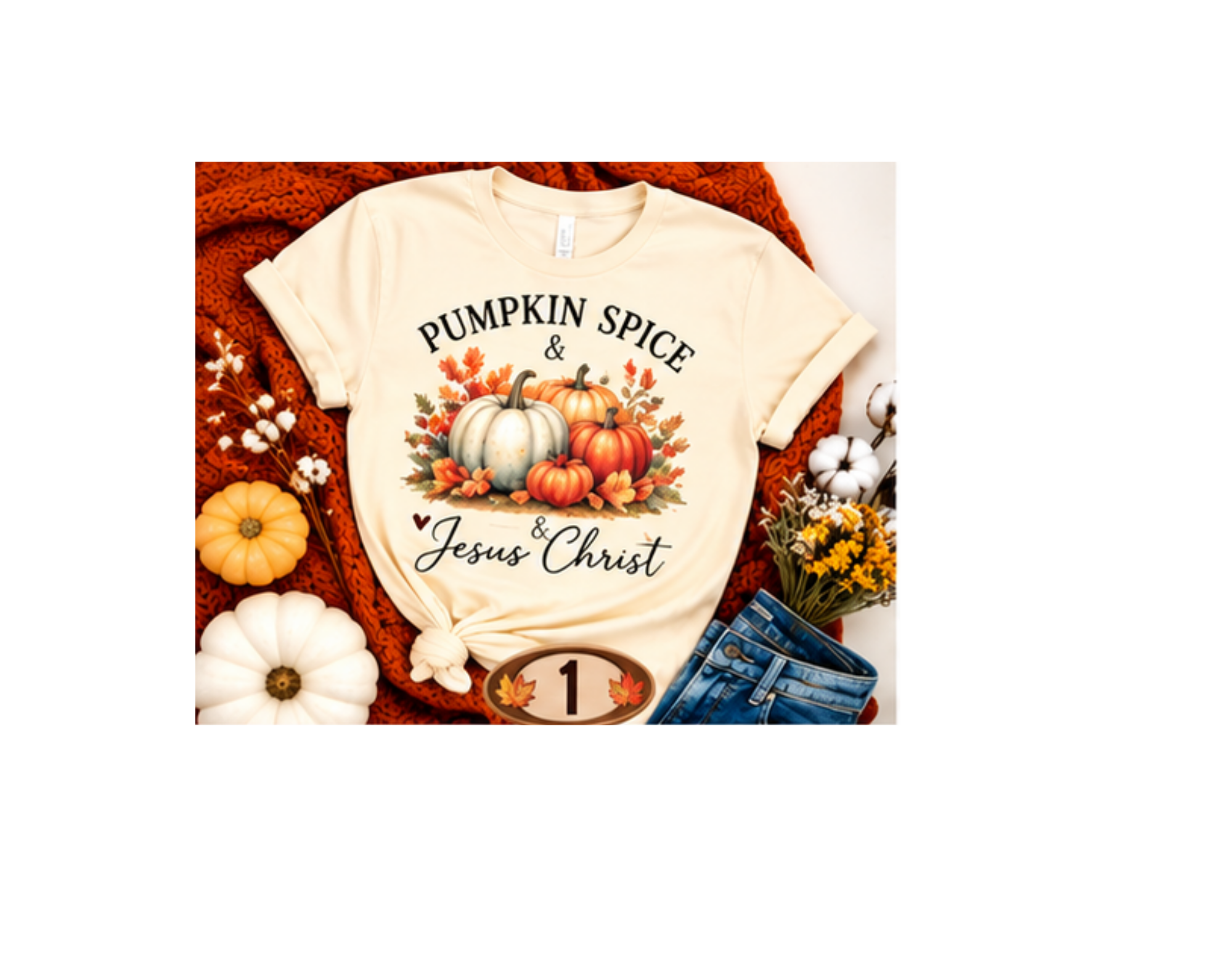 Pumpkin Spice & Faith T-Shirt