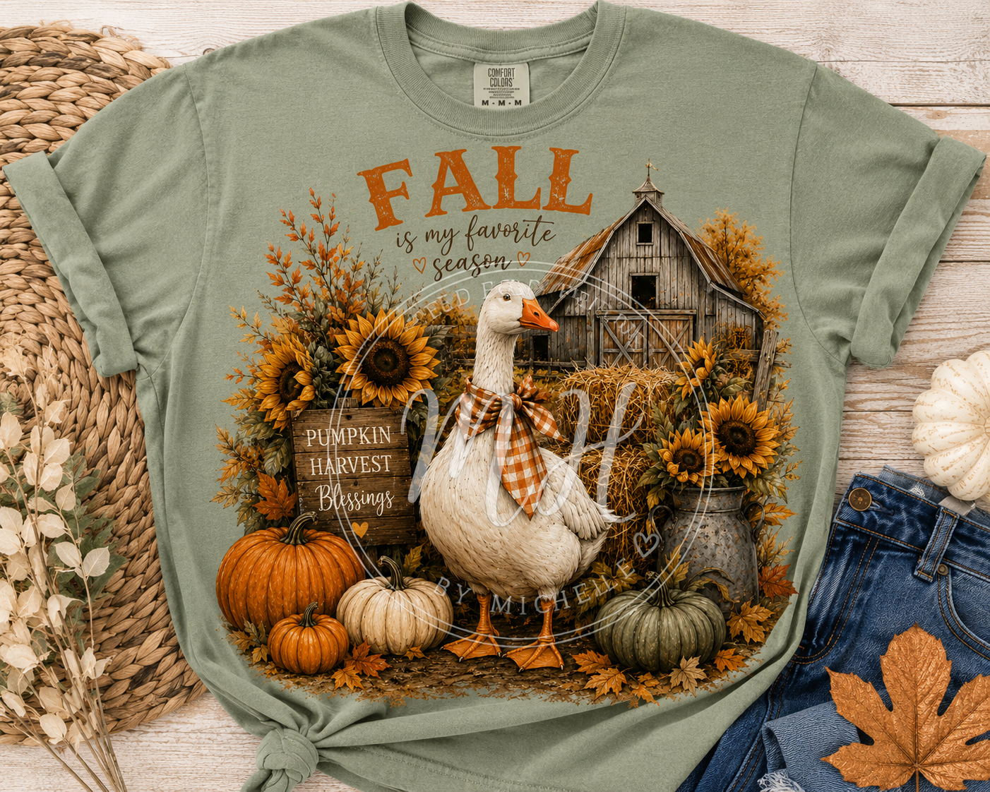 Goose and Sunflowers Tee