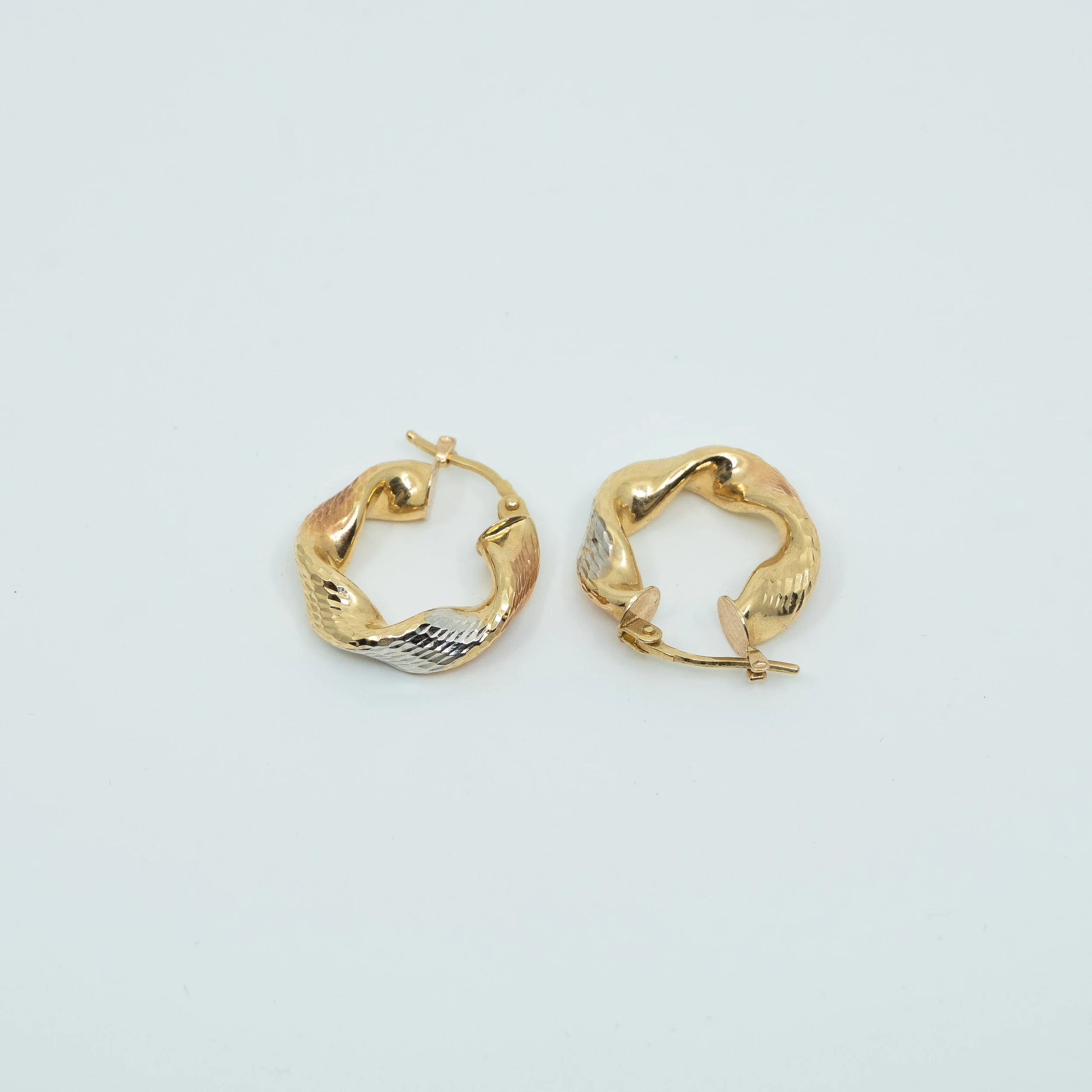 Twisted Hoop Earrings