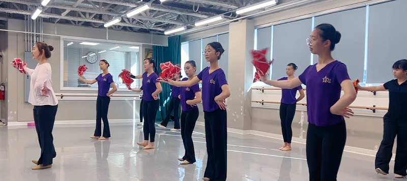 a visit from dance experts in heilongjiang