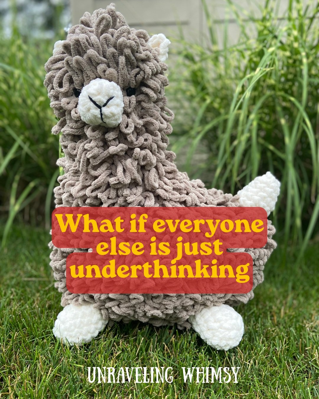 Me at 2:15 a.m. revisiting something I said in 2017. 

#UnravelingWhimsy #Overthinking #Amigurumi