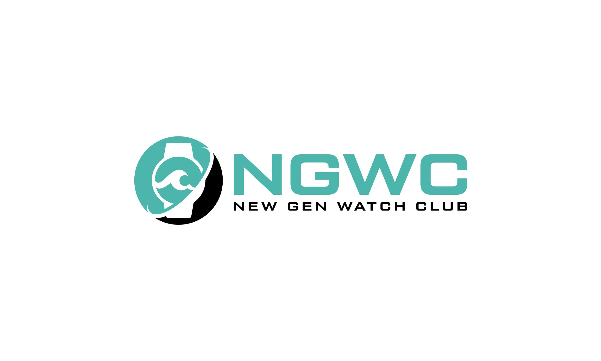 New Generation Watch club logo with the text of the acronym and spelled out name of the company