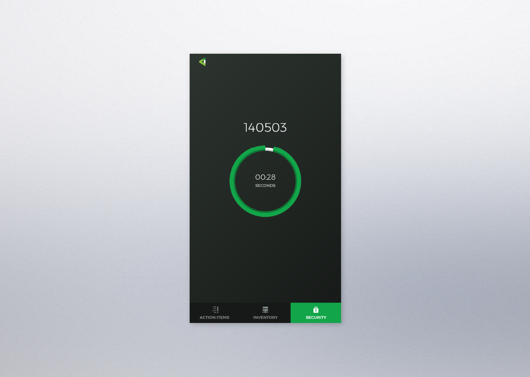 AI Mobile: Security Screen