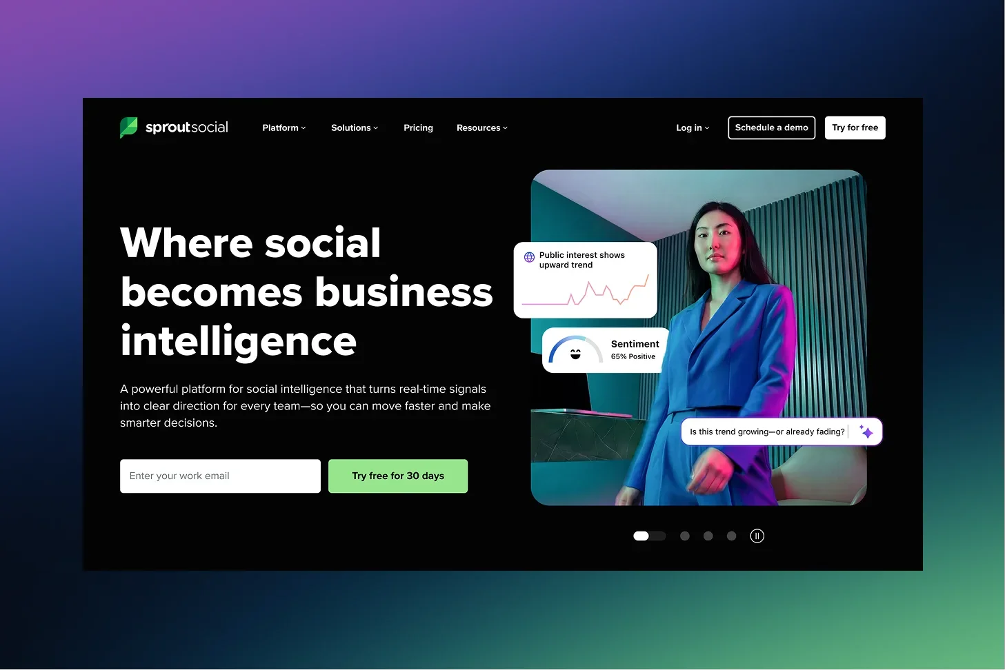 Social Intelligence Web Launch