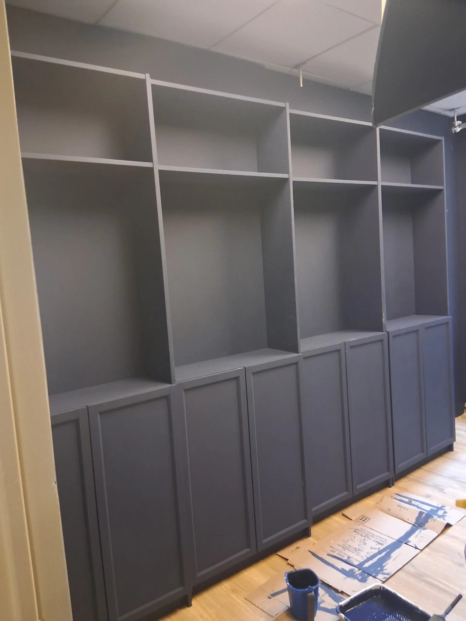 Office Painting, Furniture Assembly And Painting Project In Manhattan, New York. Before and After Photos
