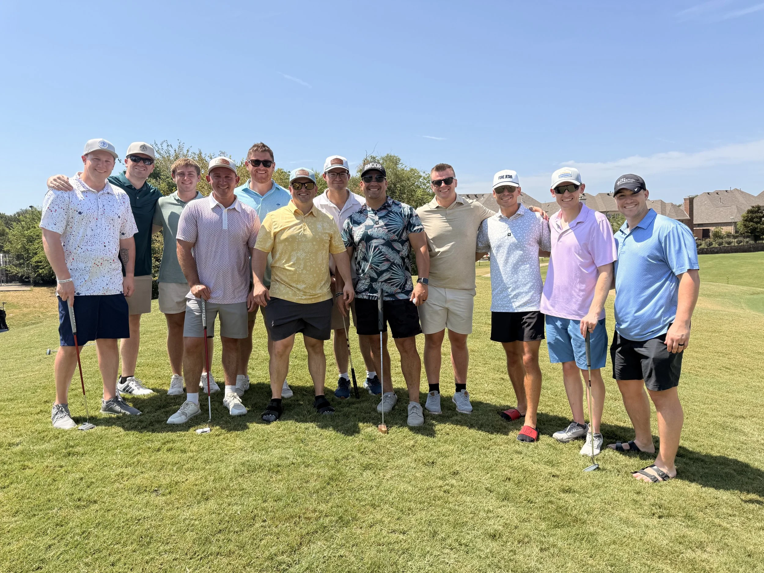 Post golf round in Frisco Texas at Heart of a Leader