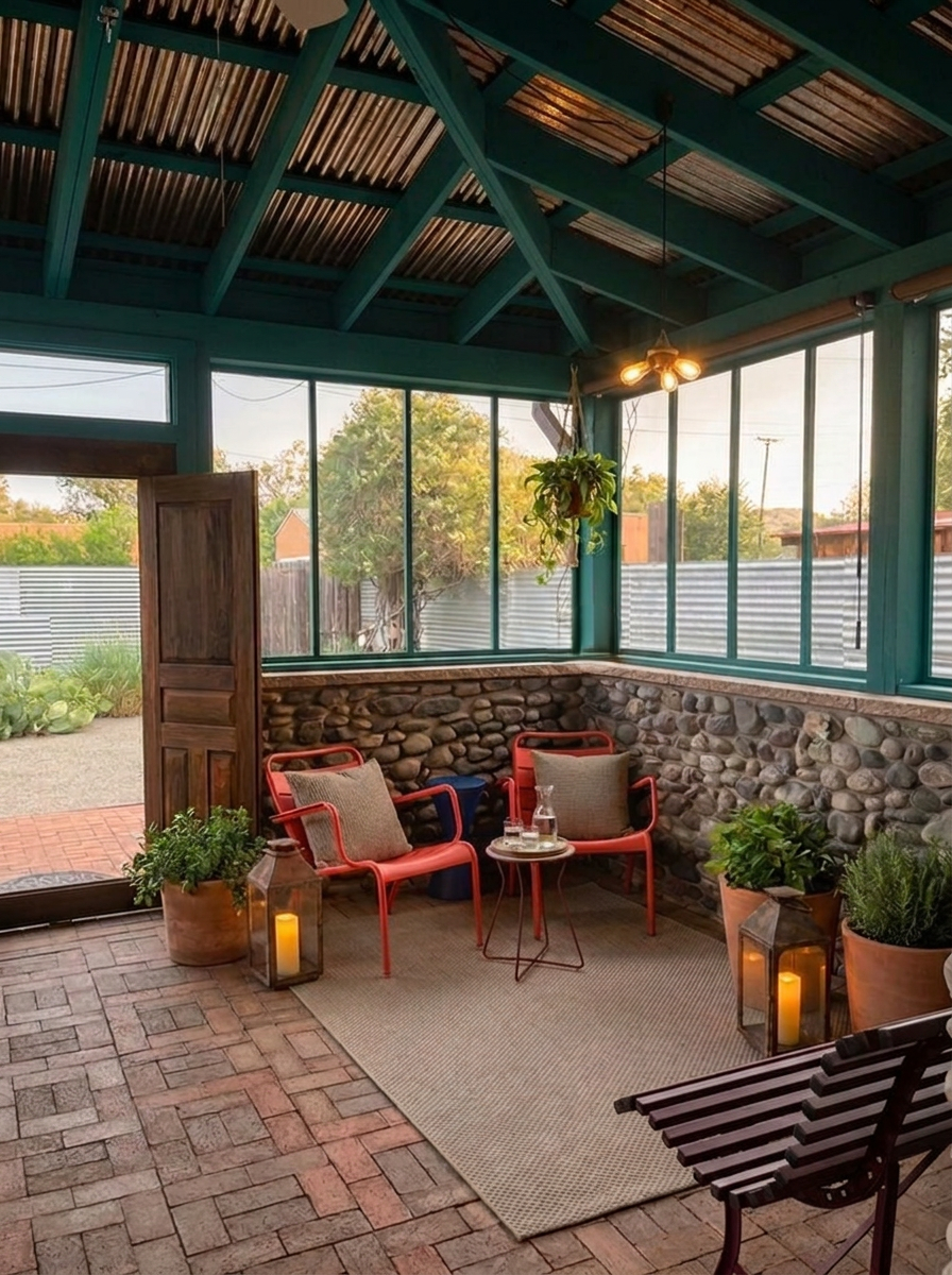 Screened Porch Lounge Seating