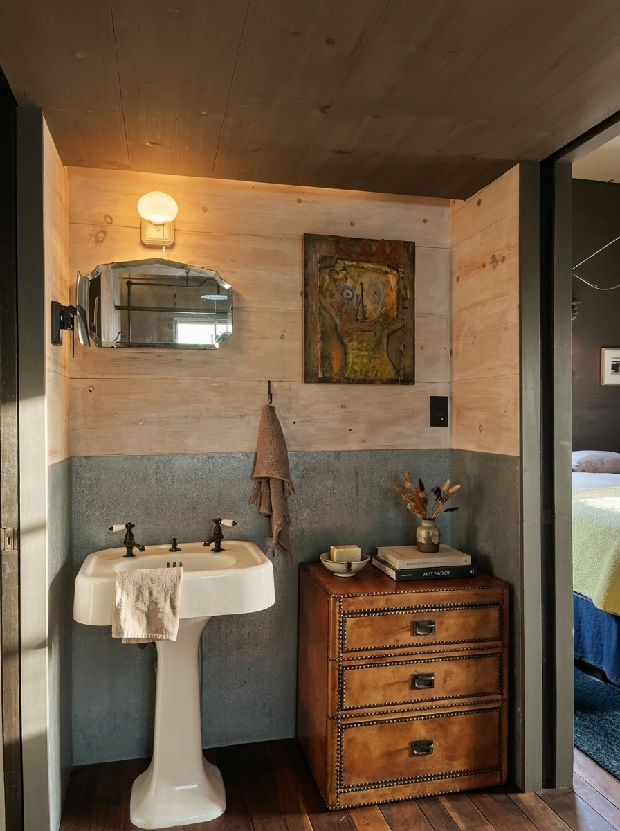 Bathroom Sink + Storage