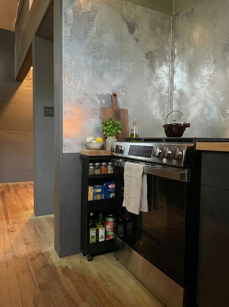 Oven + Storage Island