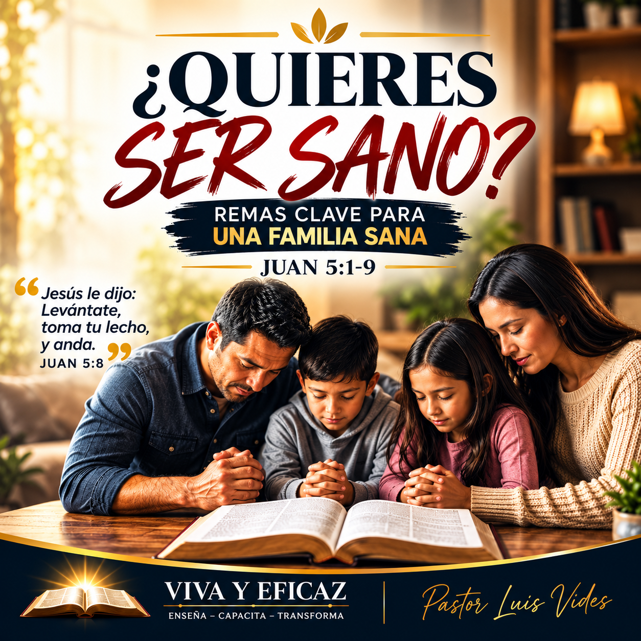 ¿QUIERES SER SANO?