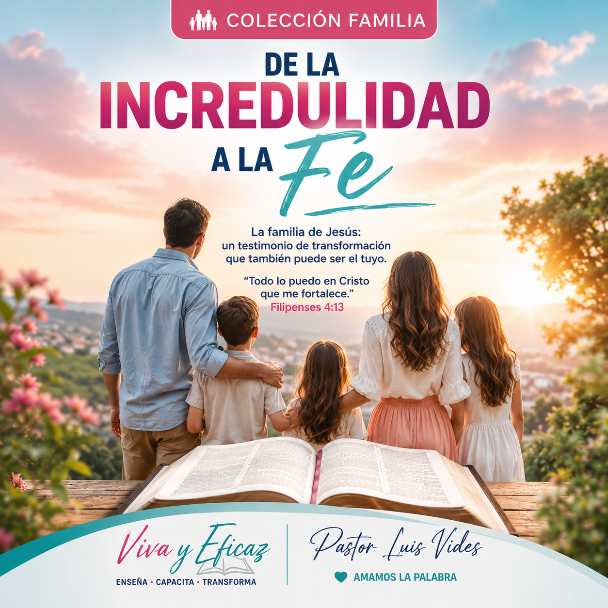 Estudio bíblico para fortalecer la fe y la vida espiritual de la familia.