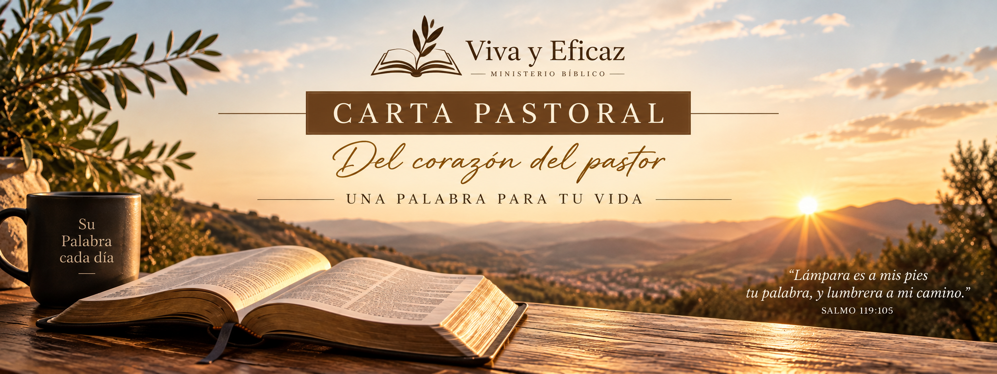 Carta Pastoral de Viva y Eficaz, una palabra del corazón del pastor para fortalecer tu vida.