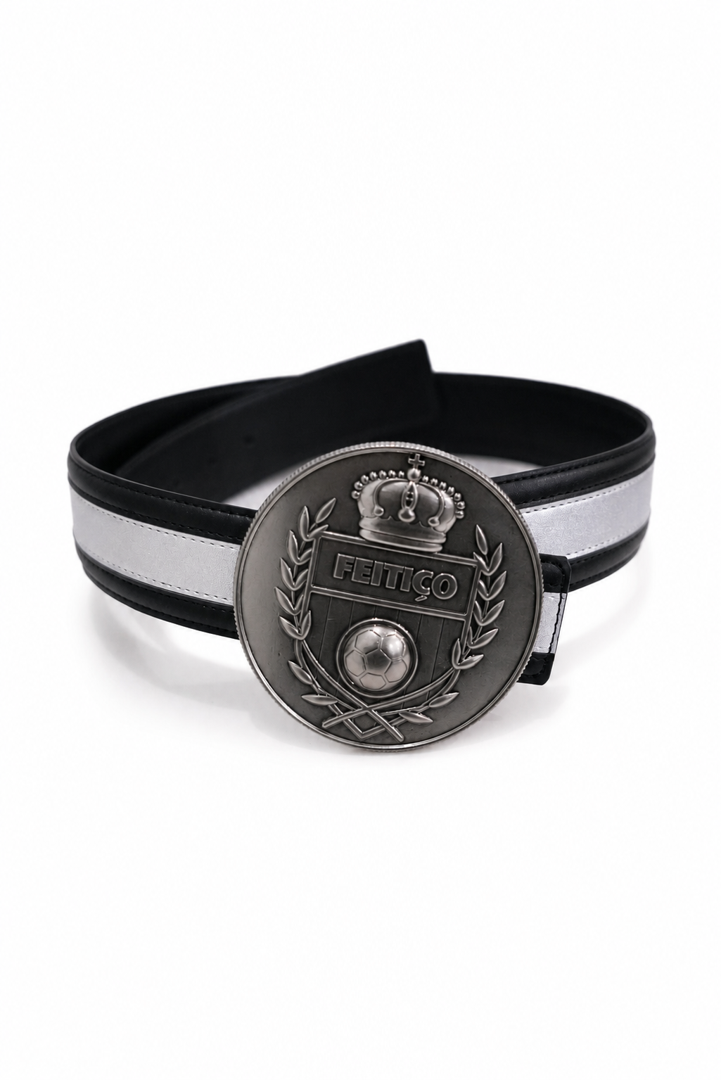 Black Feitiço Bold Badge Belt