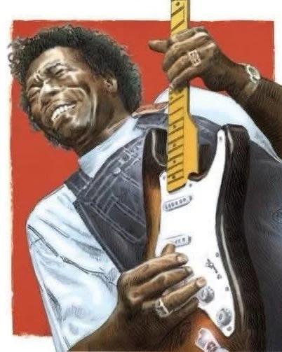 This is by great illustrator Ron Bucalo.
Buddy Guy!
I love his STONE CRAZY❣️
