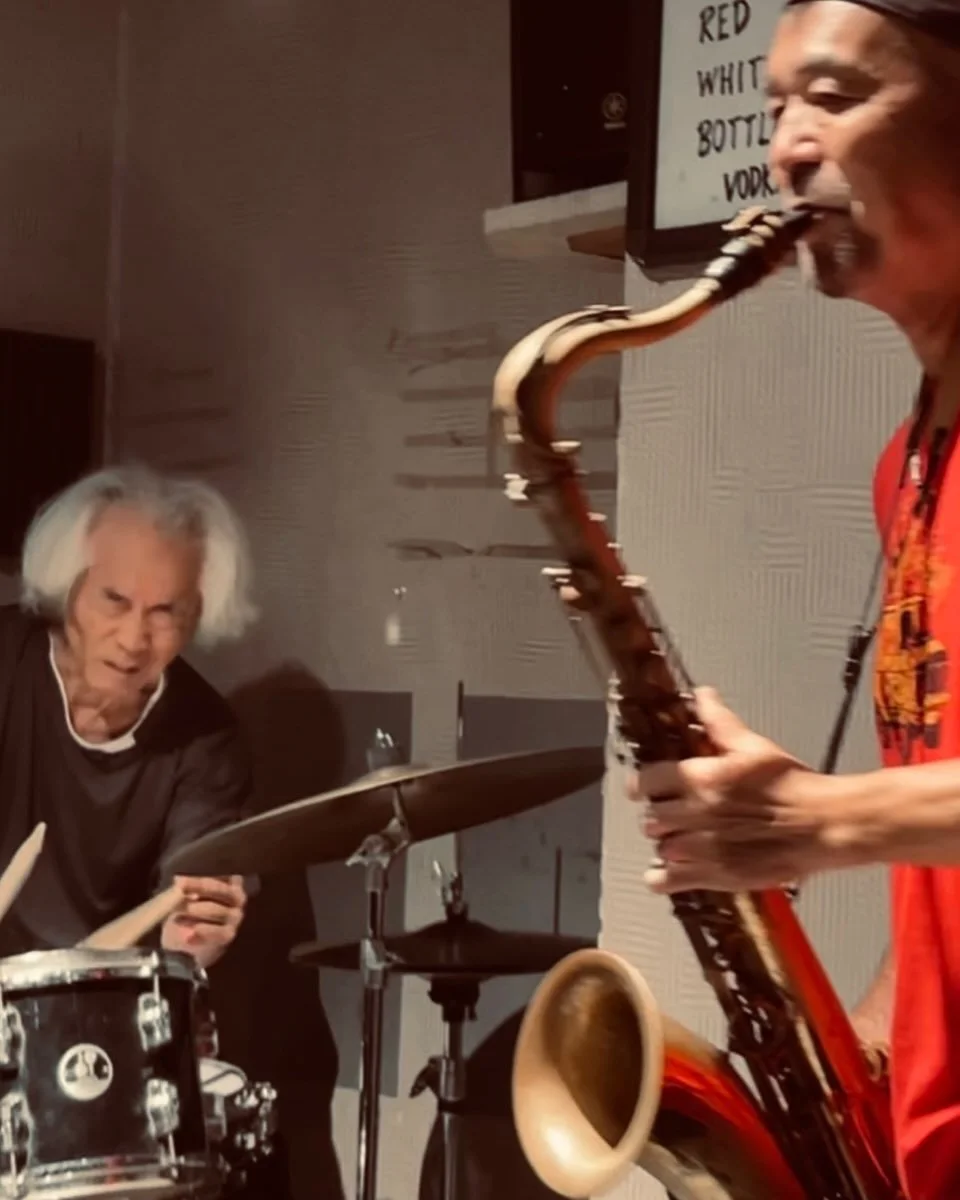 with legendary Shoji Hano (dr) heavy rainy tonight