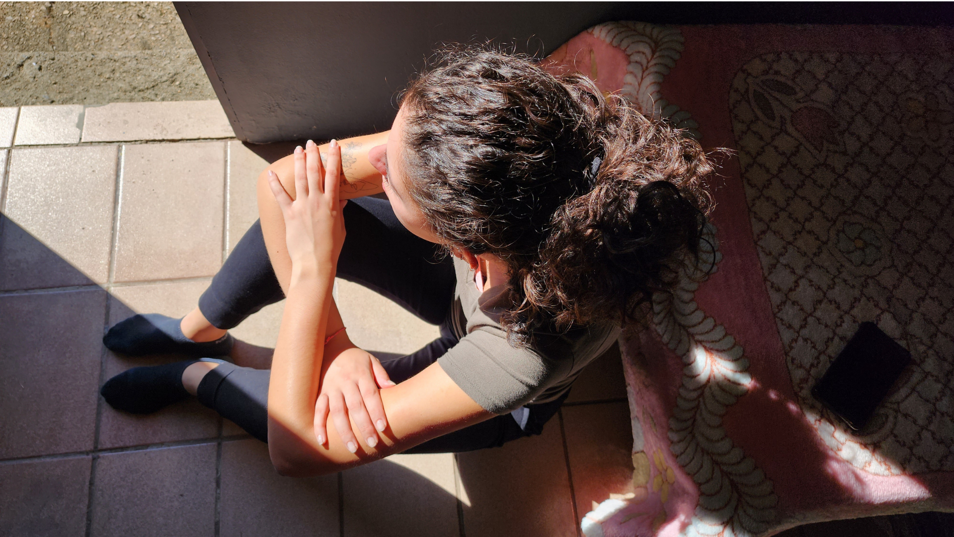 anxious woman