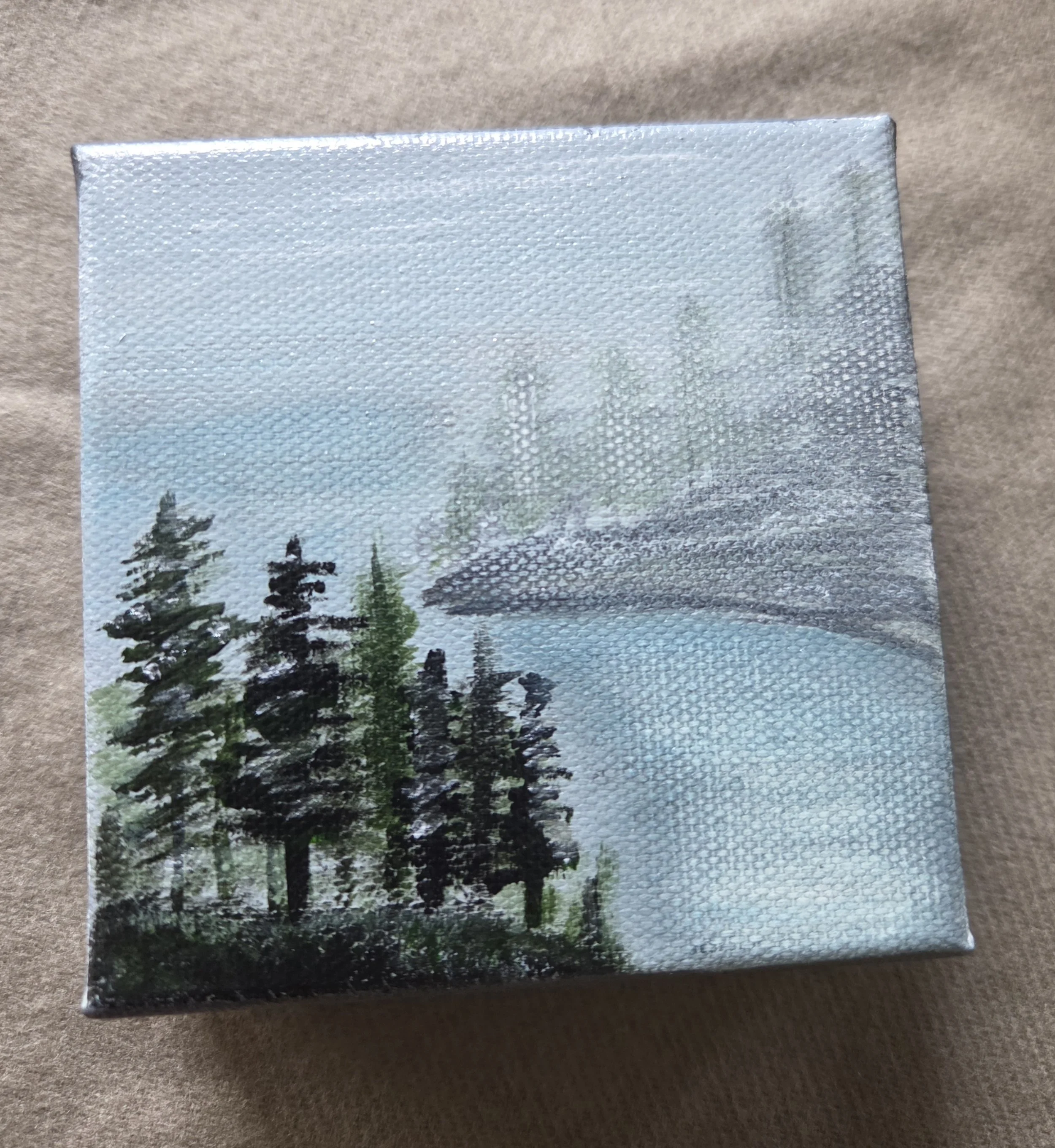 hazy forest