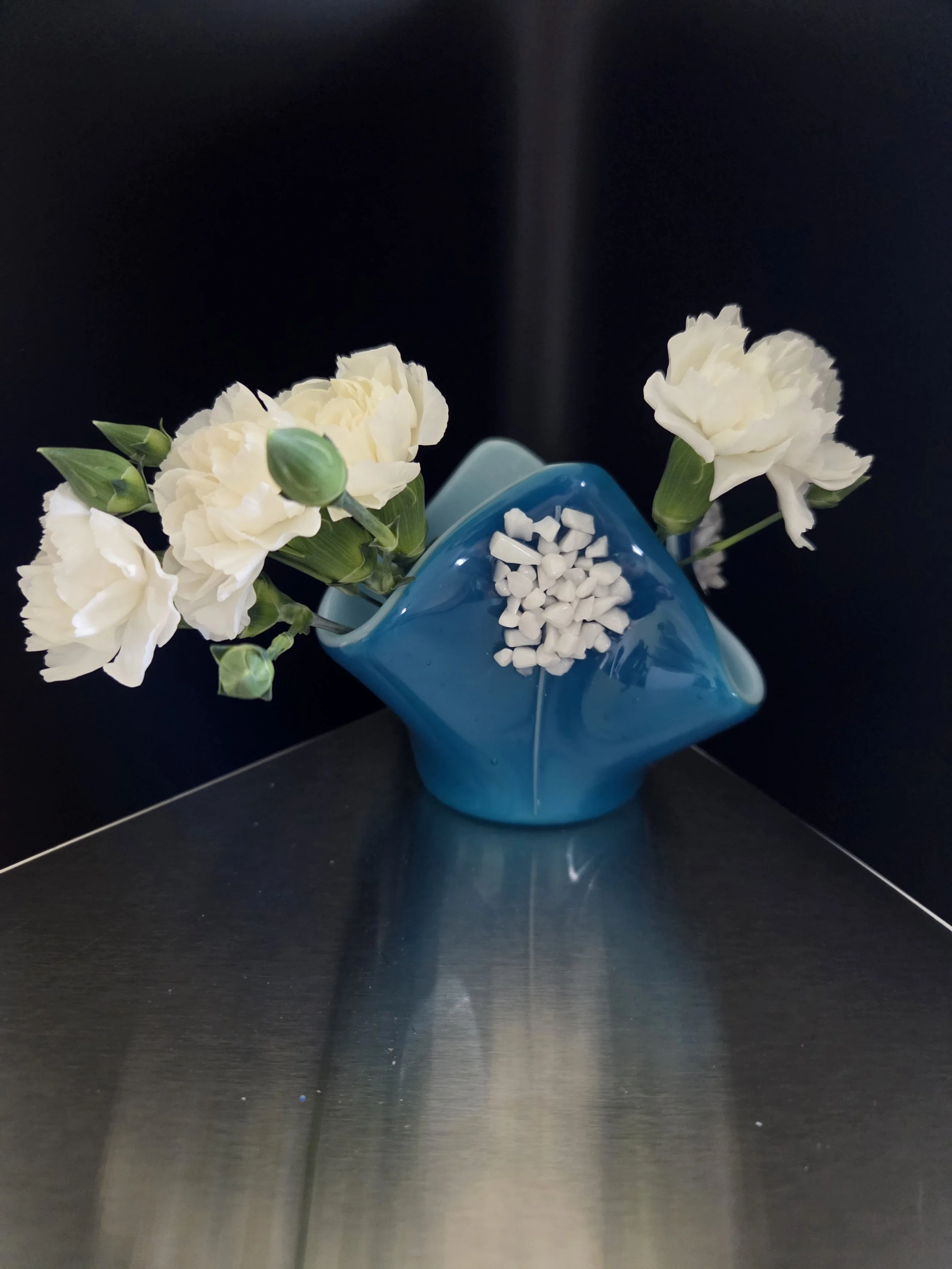 Sky Blue Dreams Candle Holder/Vase