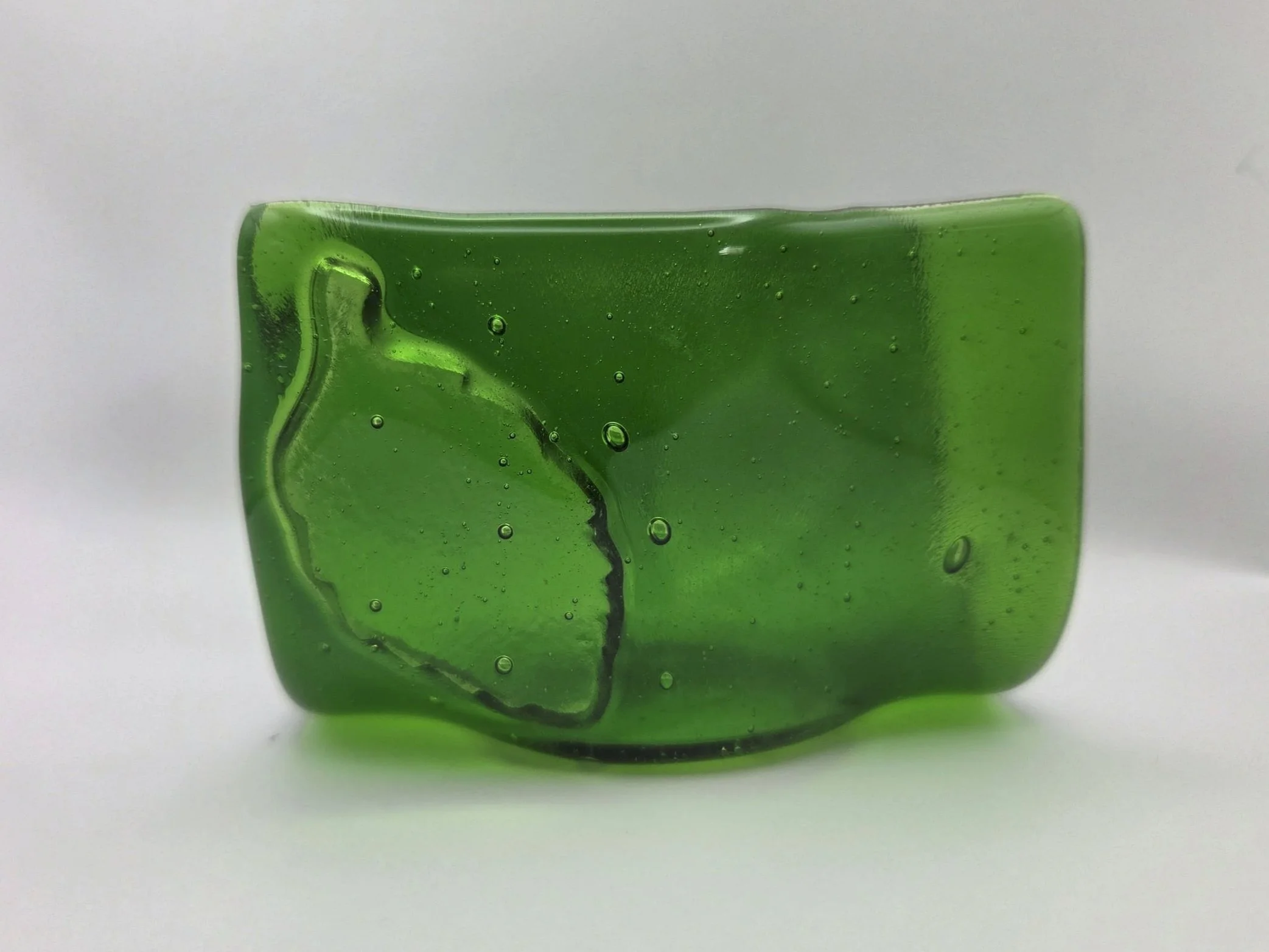 Green Leaf Candle Holder