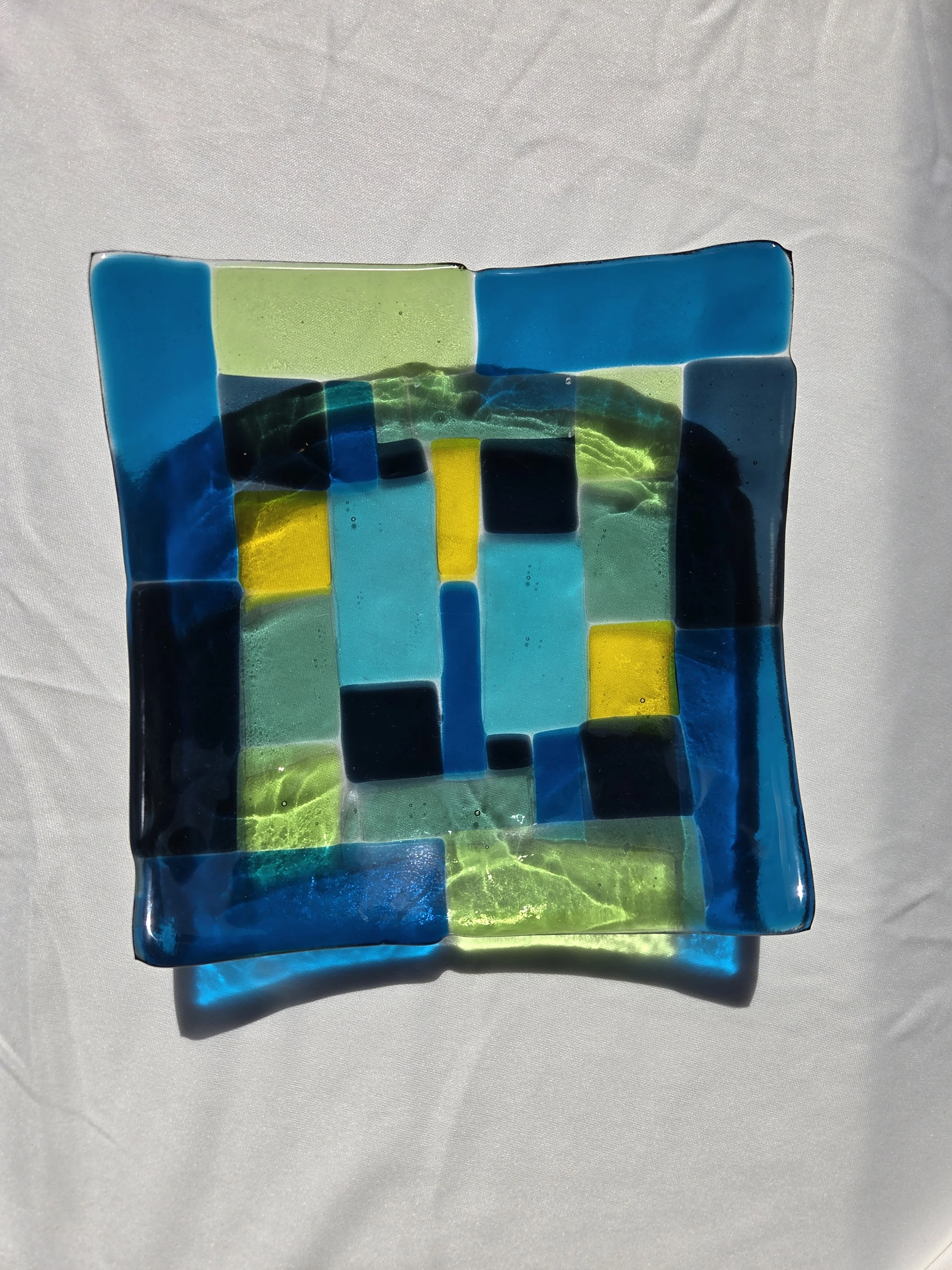 Patchwork Sky Plate