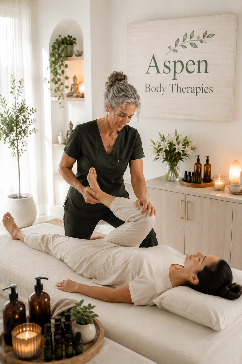 1.5  hour Thai Yoga, Deep Tissue Hybrid Massage