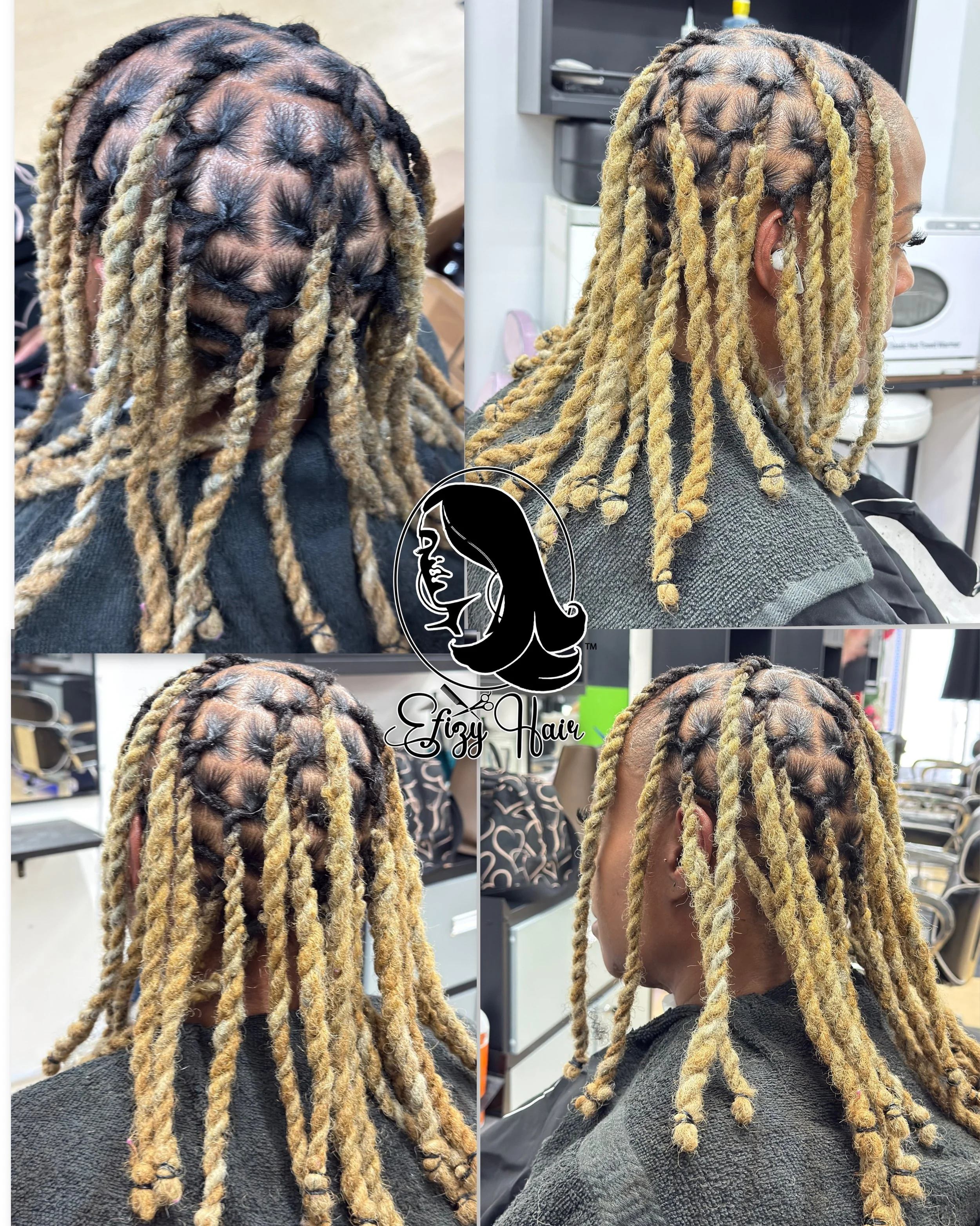 Diamond parts, butter-smooth twists, and that honey blonde melt 🍯✨ Efizy Hair delivering perfection one install at a time! Which angle is your fave? 👀 Ready for your glow-up? Book now &mdash; link in bio 💇🏾&zwj;♀️📲
#EfizyHair #efizyhairstyles