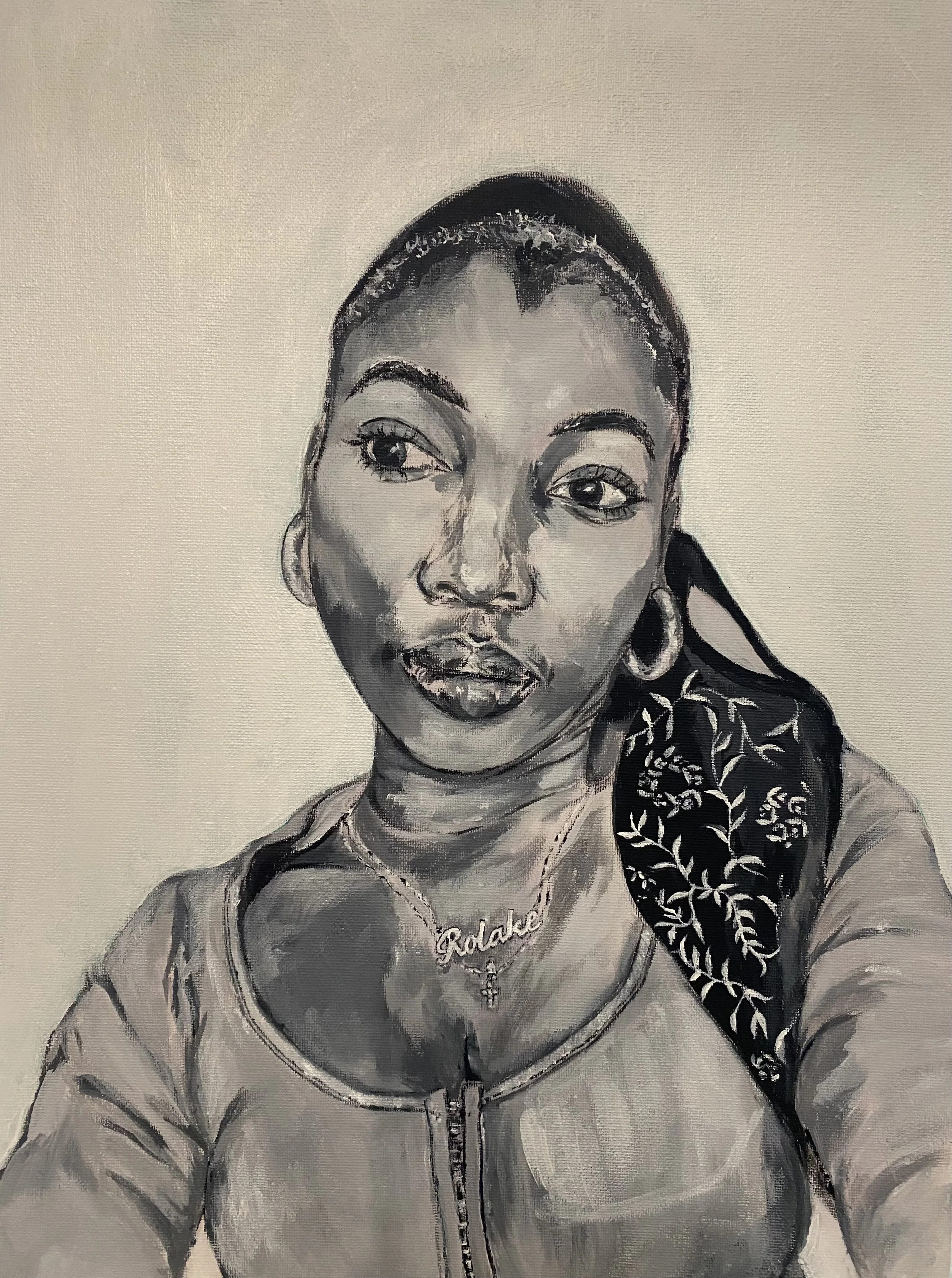 'Listlessness' (2021) -

Acrylic on canvas board