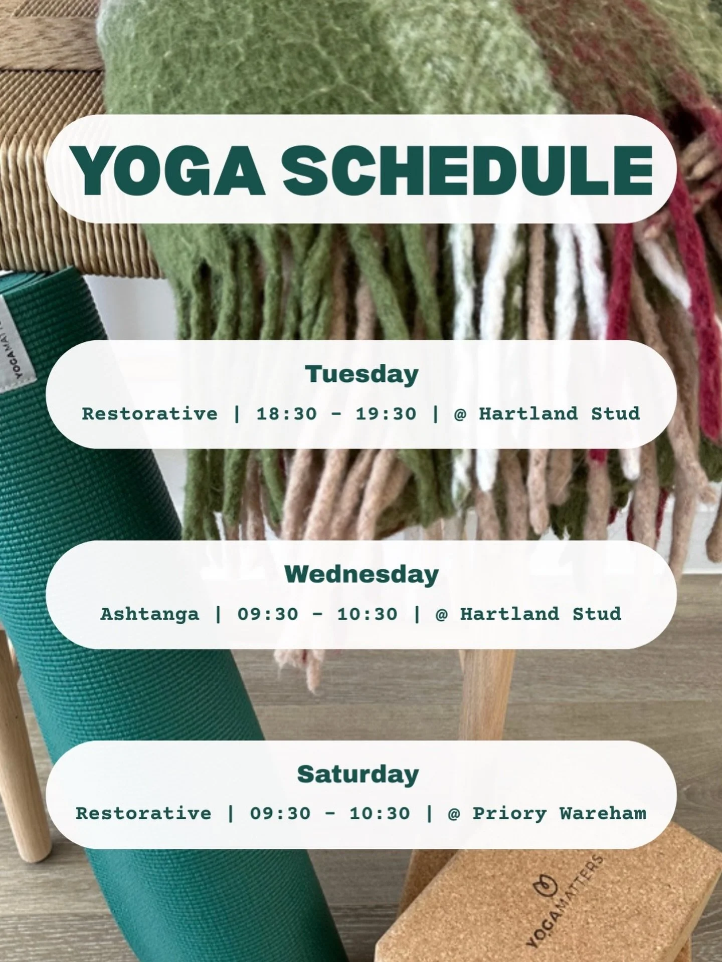 ✨ I&rsquo;m back, and I&rsquo;d love to meet you! ✨
After a little break I&rsquo;m returning to the mat with morning and evening classes. Whether you&rsquo;re after a strong, energising practice or a deep, nourishing rest, there&rsquo;s a space for y