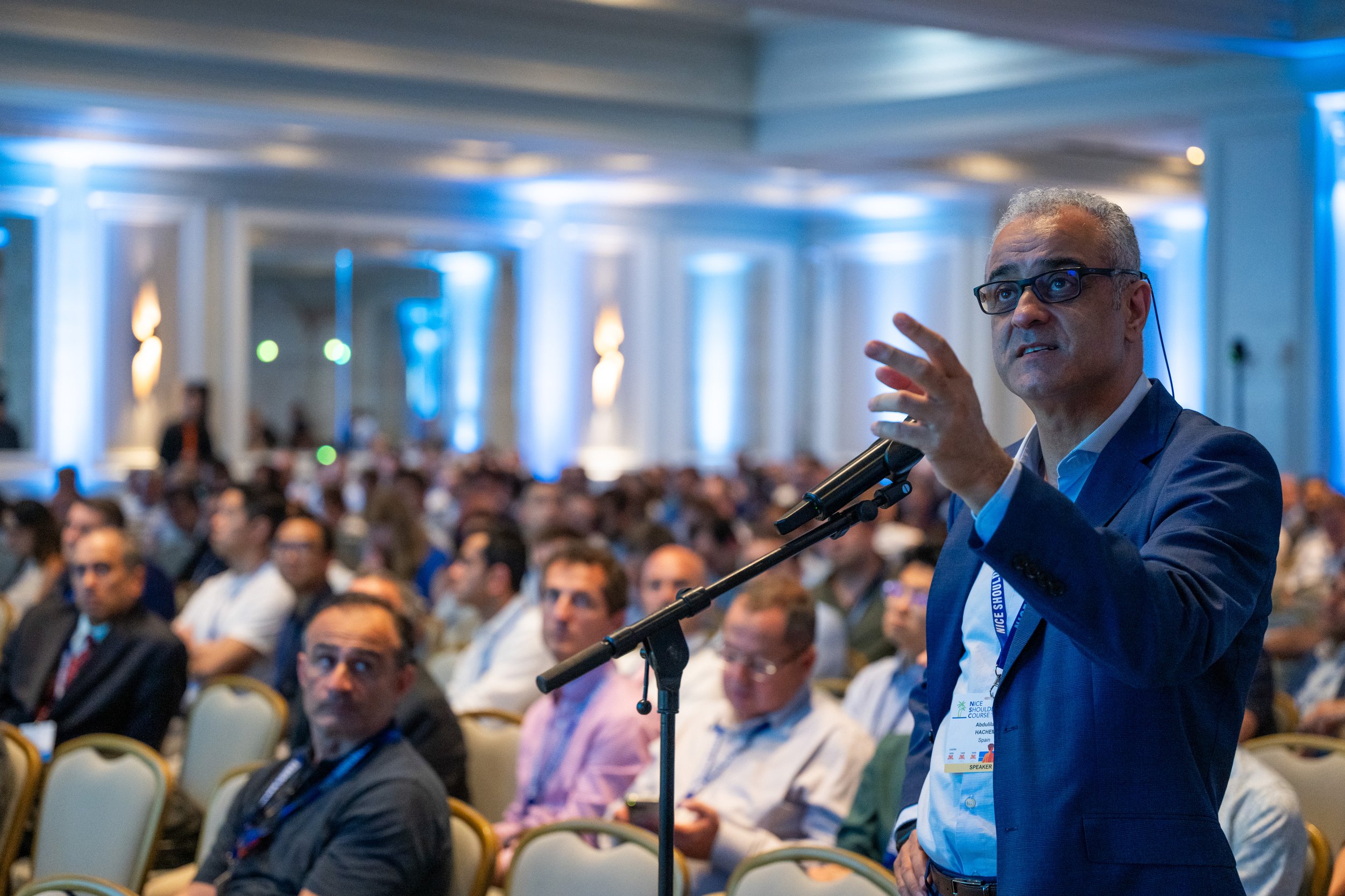 Dr. Abdul-ilah Hachem, intervening at the NICE Shoulder Course 2026, held June 18-20, invited by Dr. Pascal Boileau. cirugia de hombro barcelona