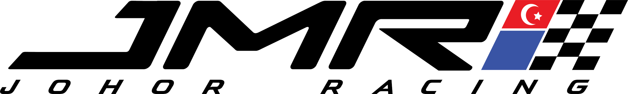The logo of a racing team called GTK Joburg Racing, with a stylized text and a small flag of Tunisia in the top right corner.